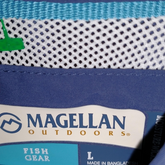 Magellan Outdoors Shirts New Mens Magellan Fish Gear Shirt Large